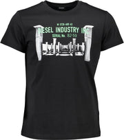 Diesel T-shirt Zwart M Heren