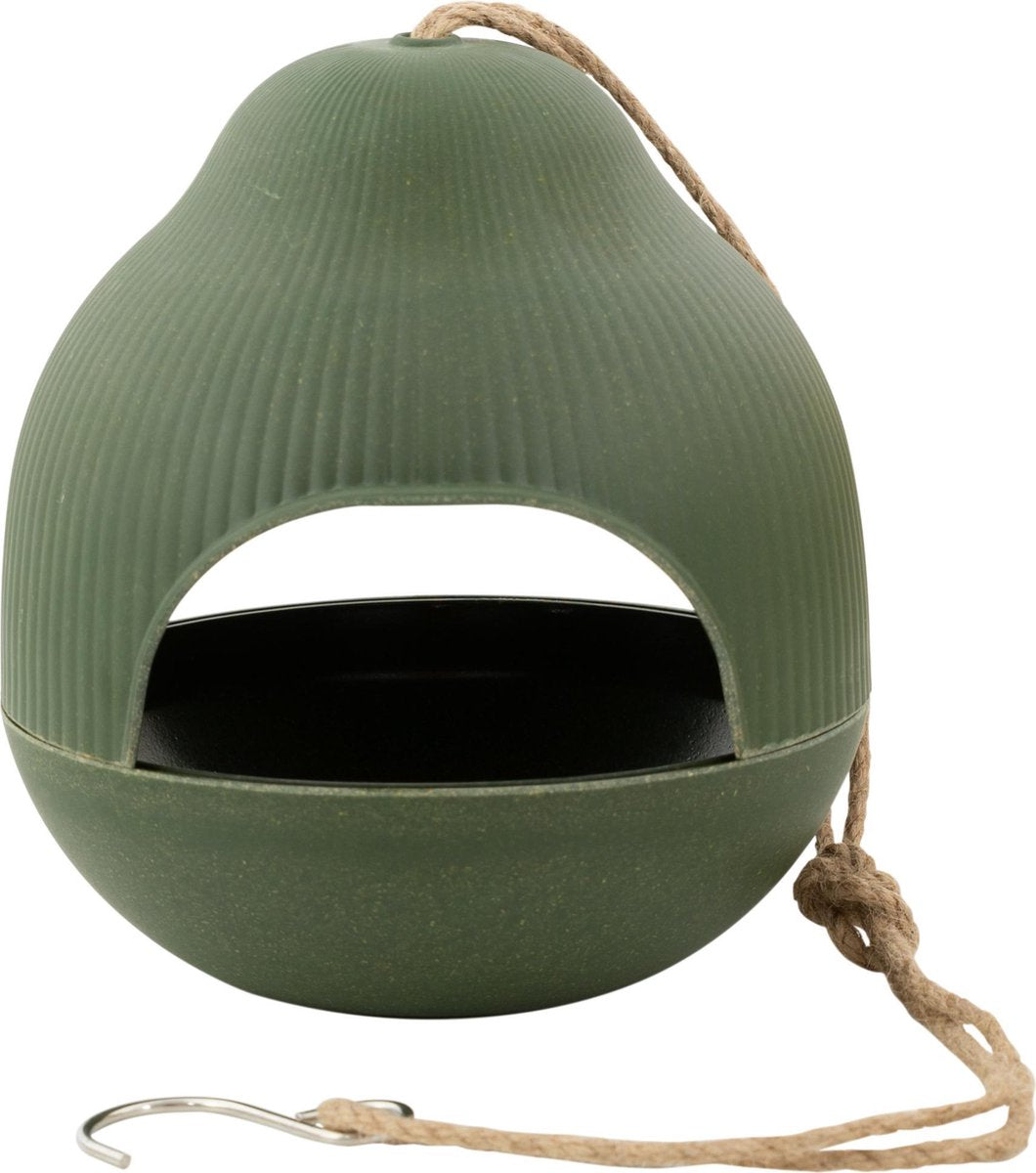 Point-Virgule - Voederhuisje tuinvogels - Hangend - Jagersgroen - ø18cm H19cm