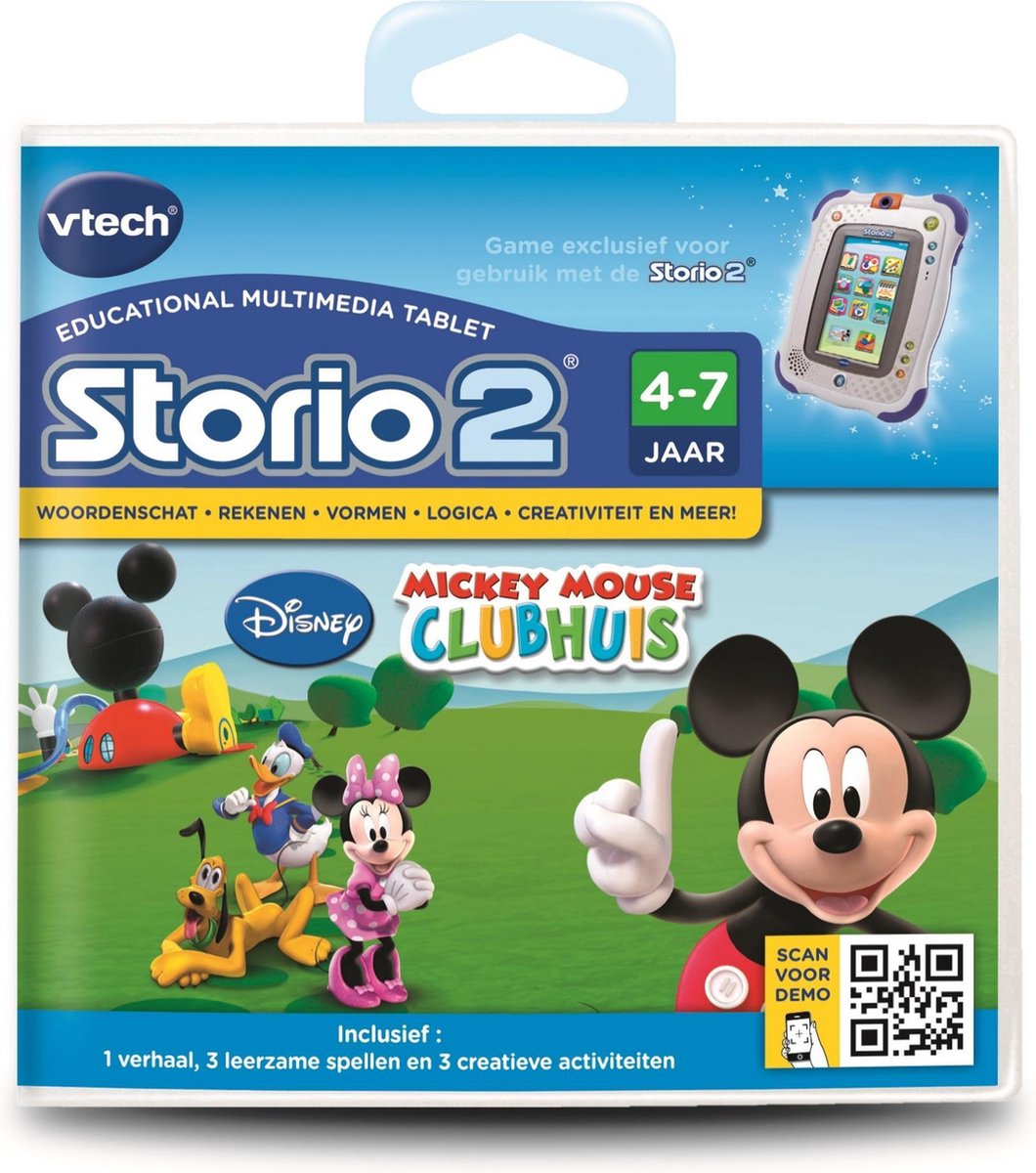 VTech Storio 2 - Game - Mickey Mouse Clubhuis