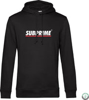 Subprime - Heren Hoodies Hoodie Stripe Black - Zwart - Maat L