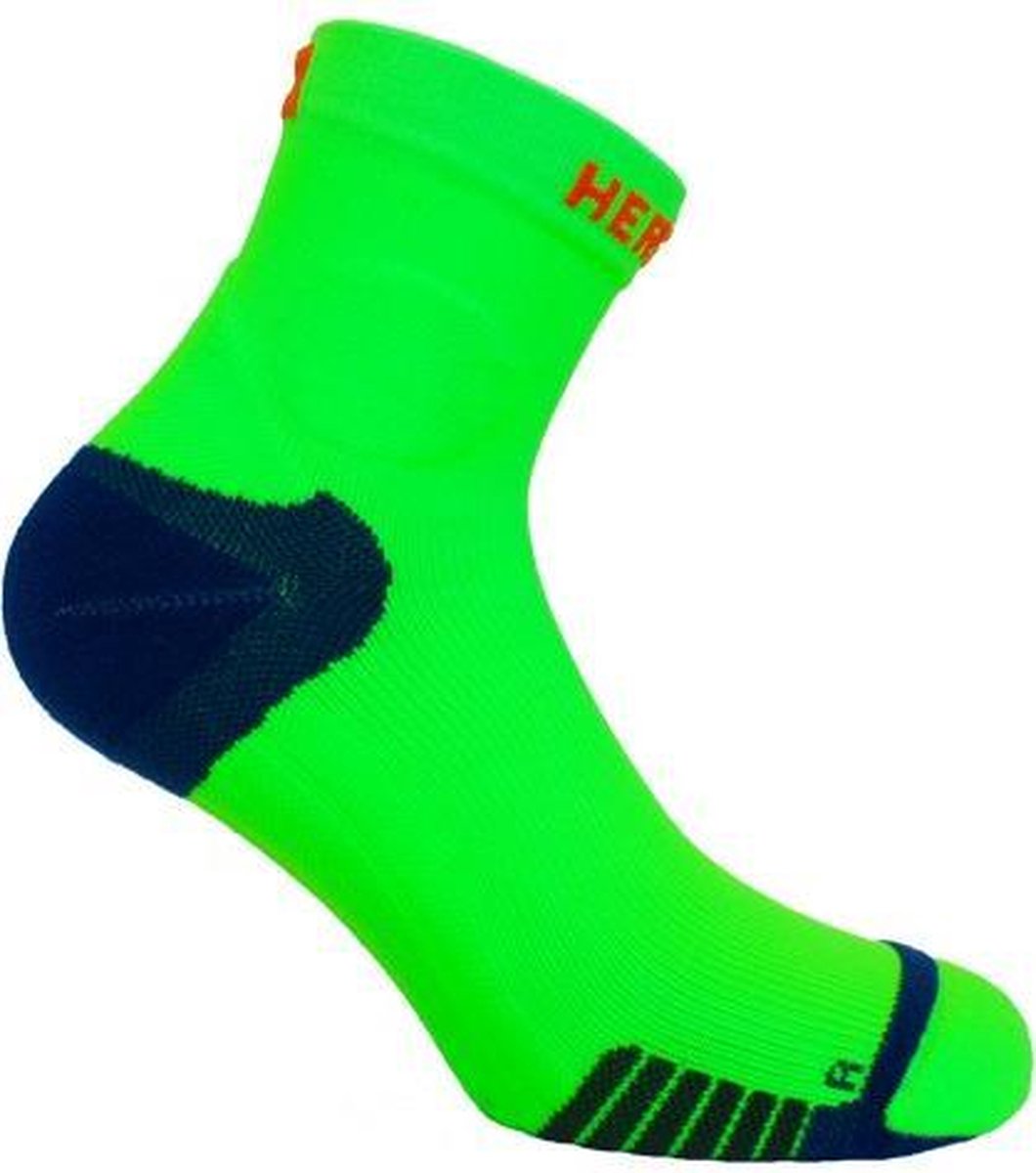 Herzog PRO Compressie Enkelsok - Herzog-neon-groen - 45-47