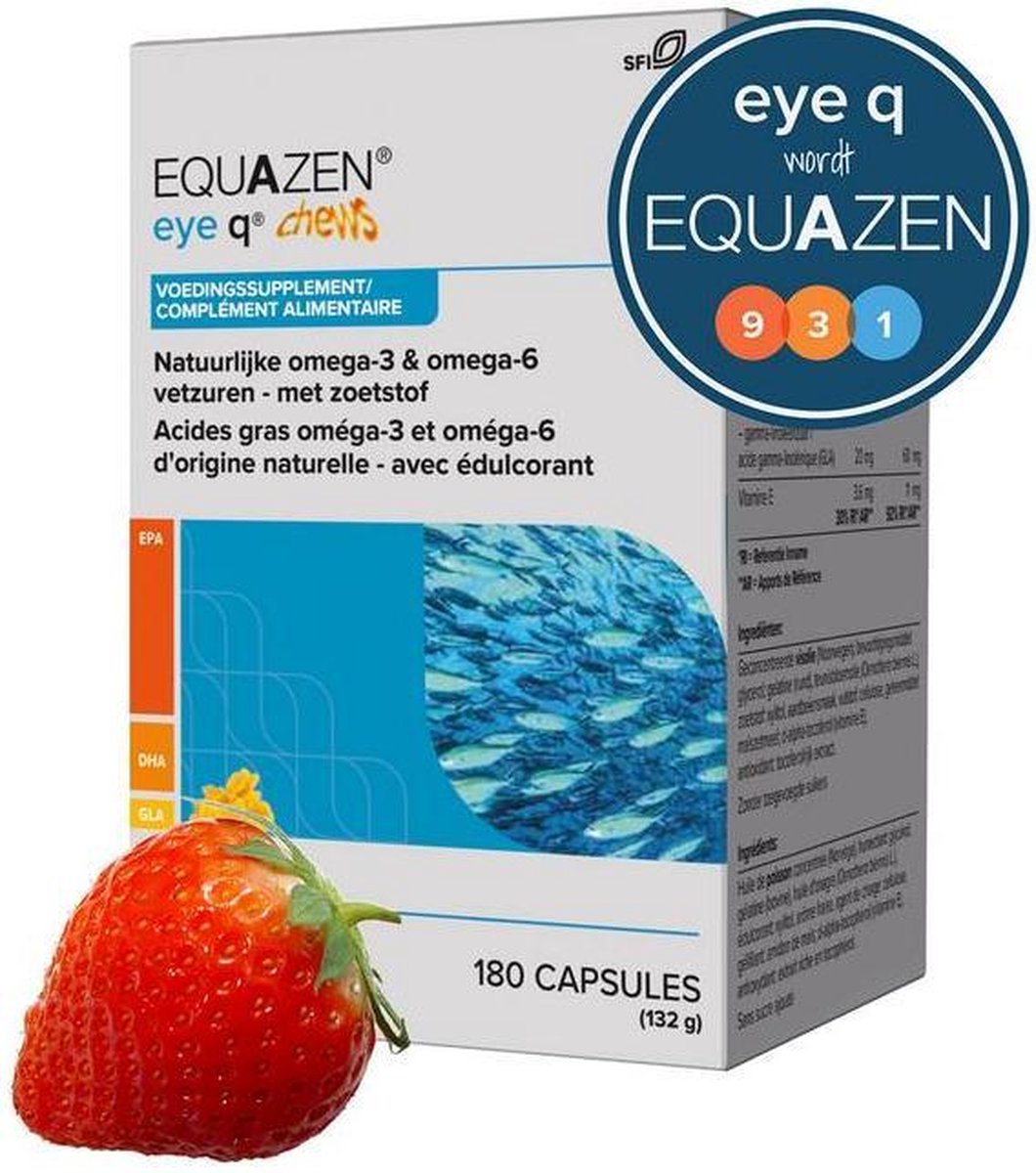 Equazen Eye Q Chews - 180 capsules