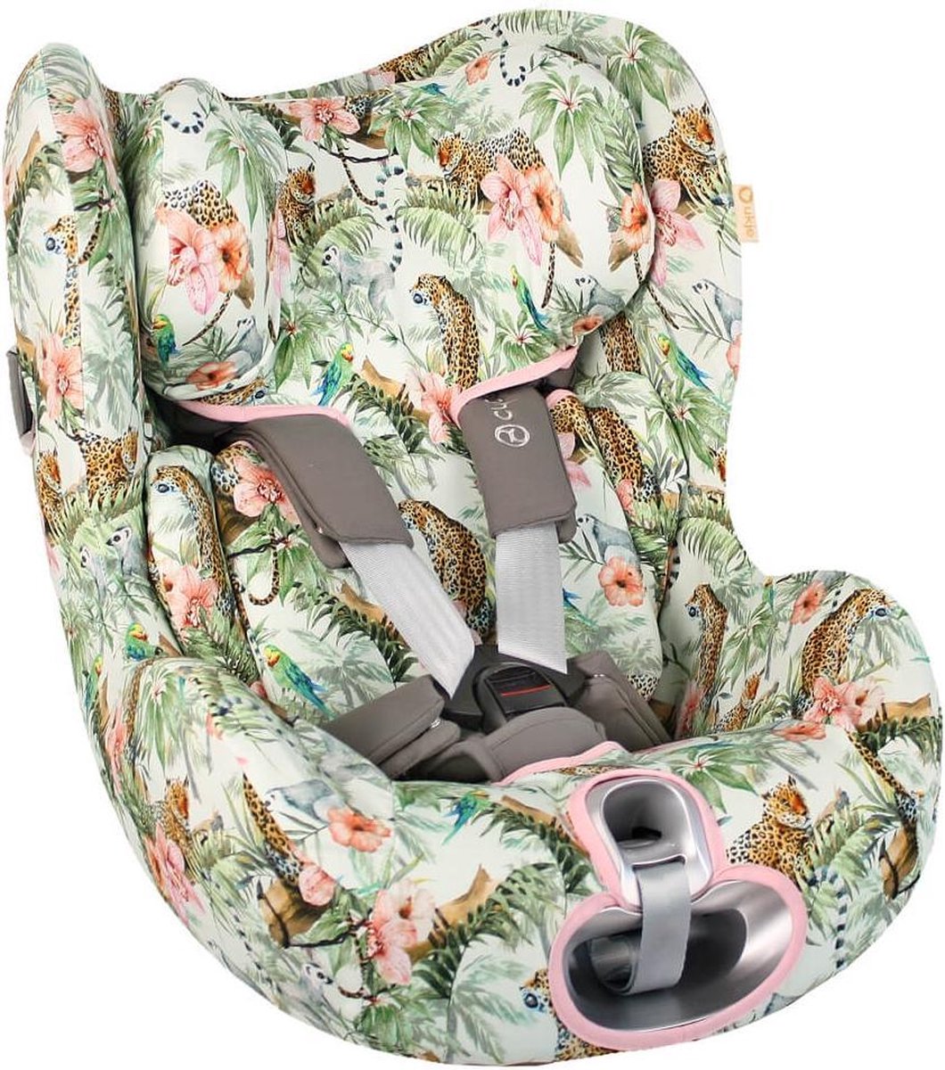 Ukje - Cybex autostoel hoes Cybex Sirona Z - Bloem tijger