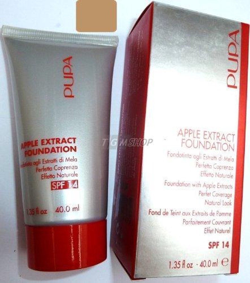 PUPA Apple Extract Foundation SPF 14