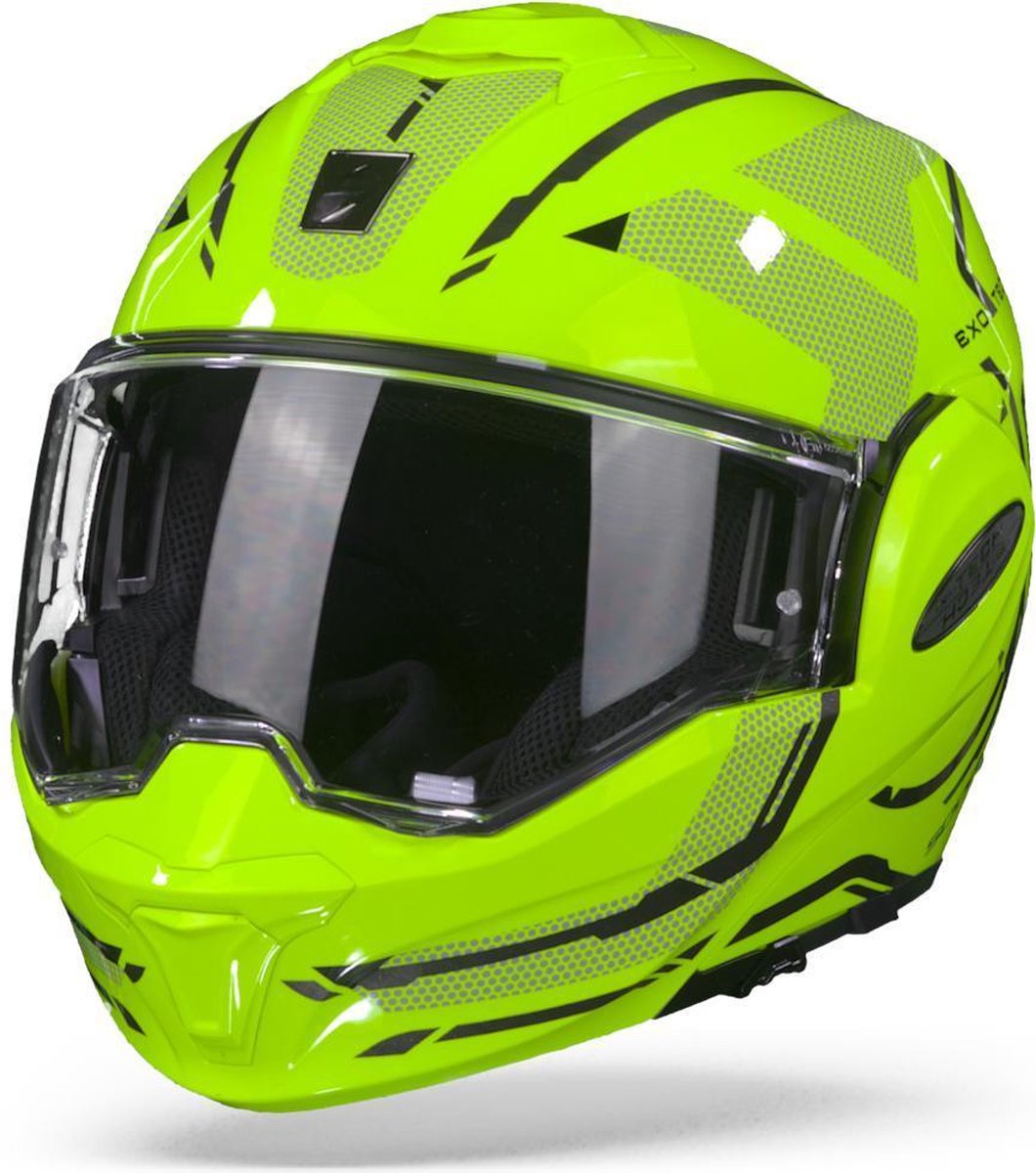 Scorpion Exo-tech Square - Neon Geel / Zwart