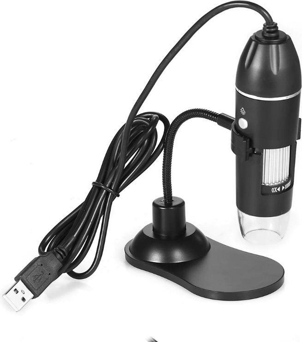 DrPhone X4 Microscoop - Beweegbaar - Flexibel - Digitaal - Usb - 1080p - 30Fps - Stand - Outdoor - 8 Built Led - Education