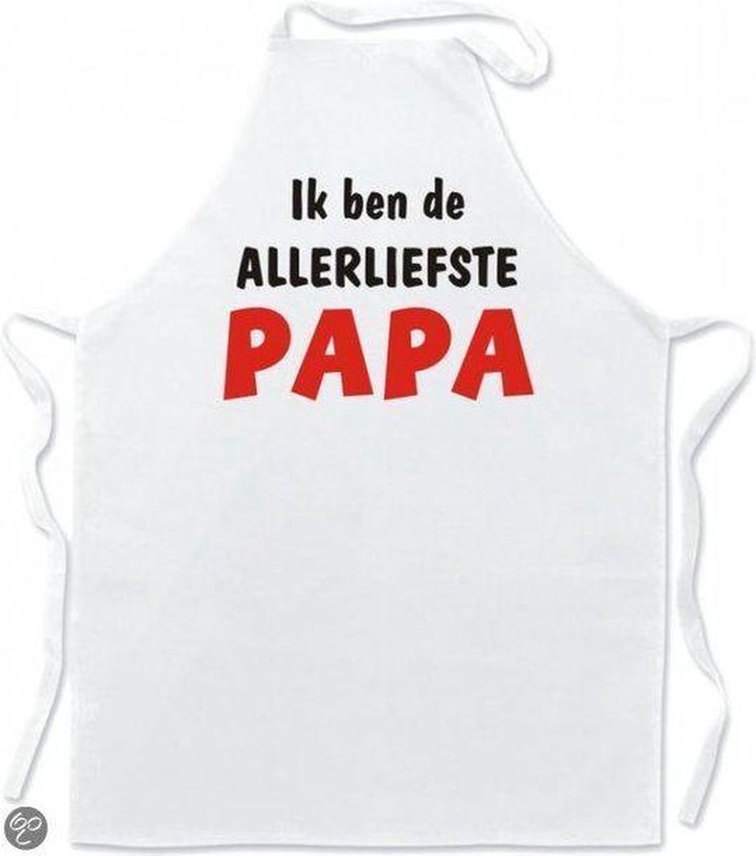 Mijncadeautje - Schort - Keukenschort - Liefste Papa