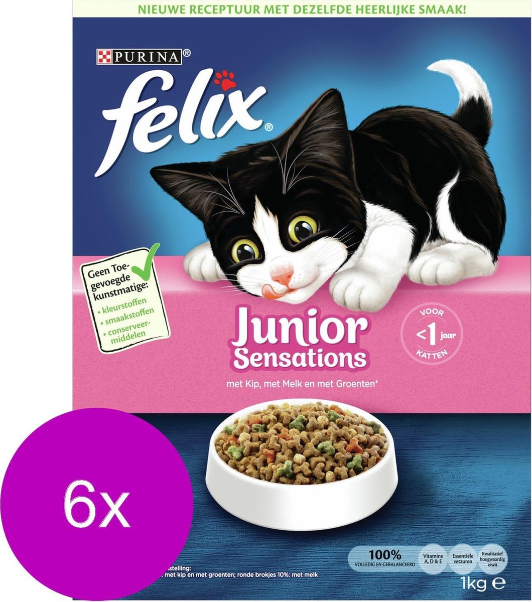Felix Countryside Sensations - Kattenvoer - 6 x 1 kg