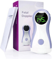 BrightWise® Doppler Inclusief Hoofdtelefoon - Baby hartje monitor – Hartslag baby – Baby echo – Baby hartje luisteren – Hartslagmeter - Babyshower cadeau – Kraamcadeau - Medisch gekeurd - Paars