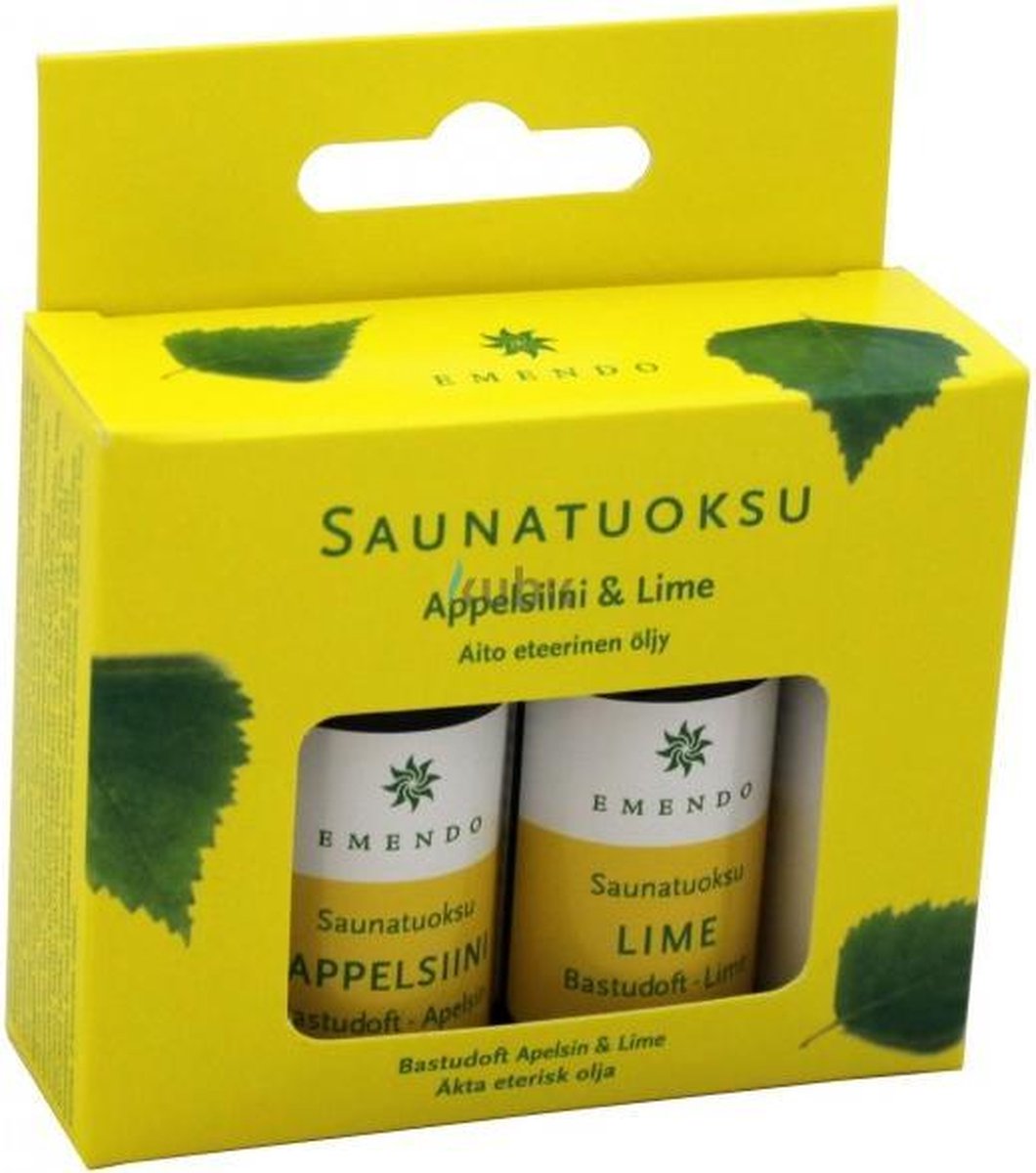 Emendo - Sauna geur - Orange - Lime - 2 x 10ml