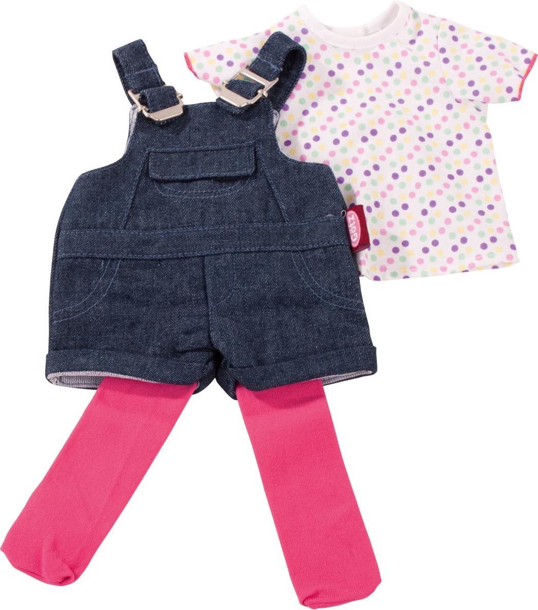 Gotz accessoires 46-50 cm Jeanstuinbroek en shirt 46-50 cm