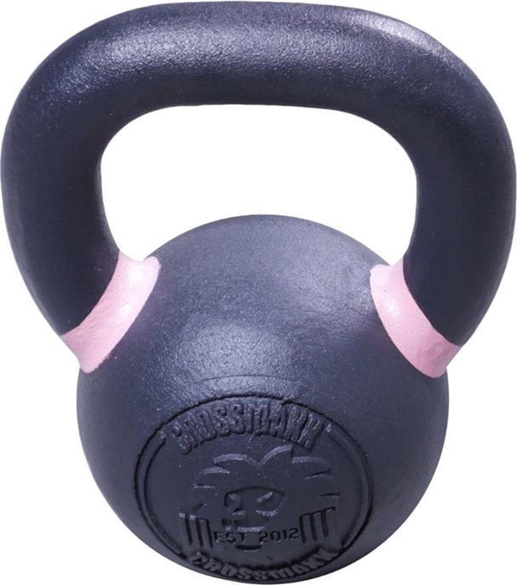 Crossmaxx® Gietijzeren Powdercoated kettlebell 8kg