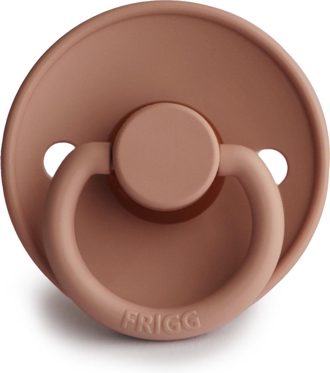 FRIGG Fopspeen maat 1 - 0-6 maanden - Rose Gold - Natuurrubber