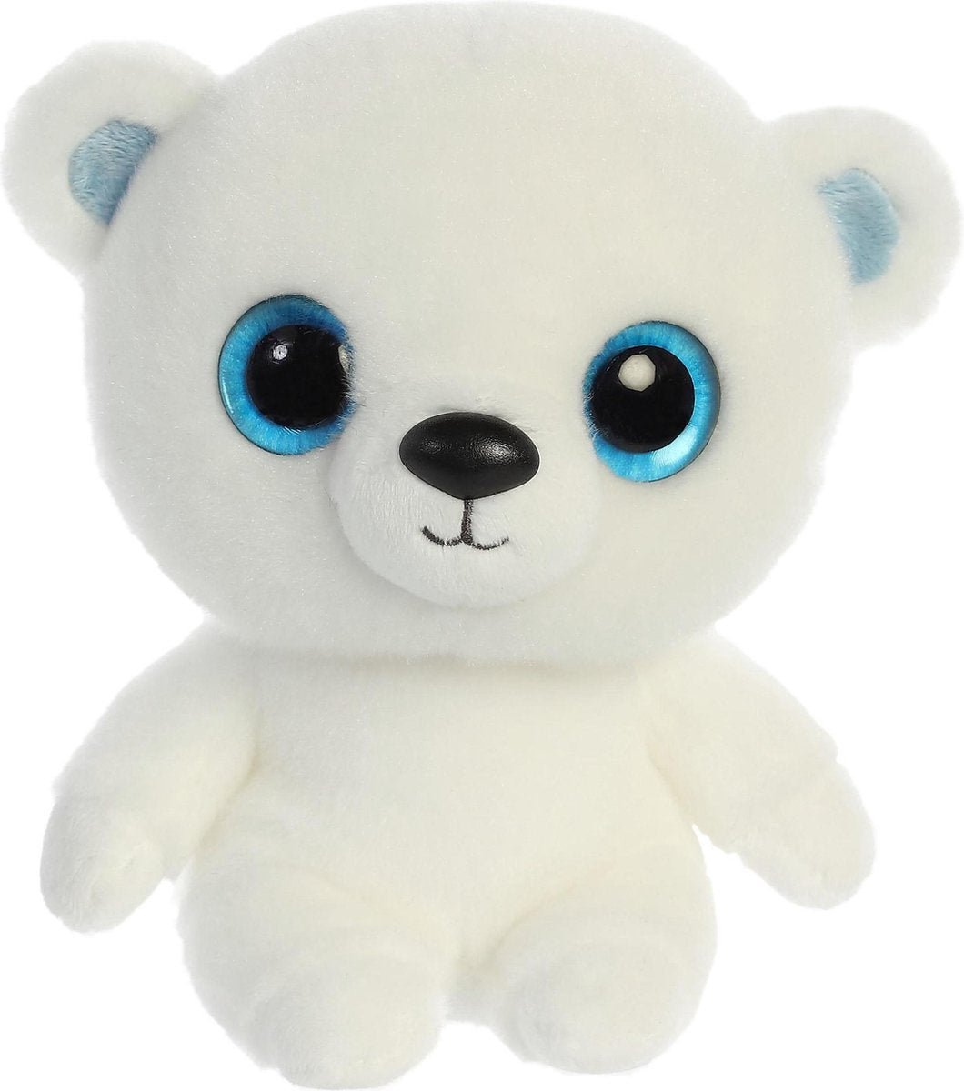 Pluche ijsbeer knuffel van 20 cm - kinder speelgoed ijsberen knuffels