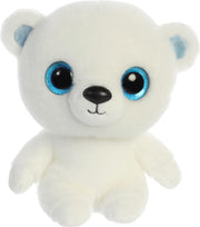 Pluche ijsbeer knuffel van 20 cm - kinder speelgoed ijsberen knuffels