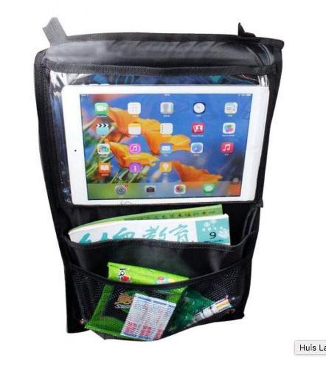 DisQounts Auto stoelorganizer - met tablet houder