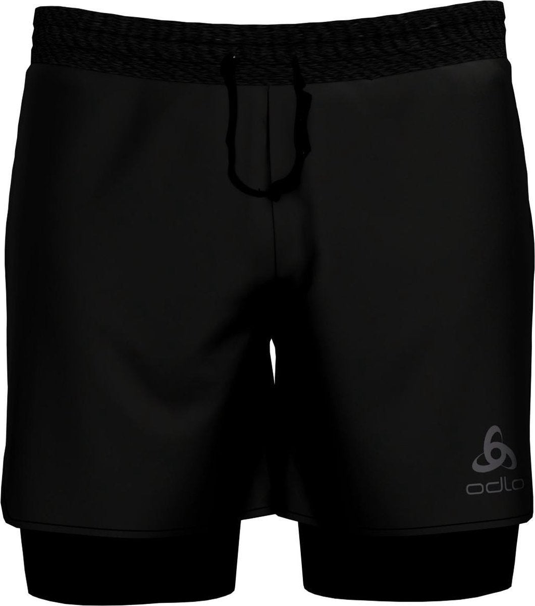 Odlo 2-In-1 Shorts Millennium Linencool Pro Sportbroek Heren - Black/black
