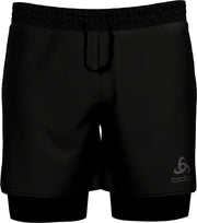Odlo 2-In-1 Shorts Millennium Linencool Pro Sportbroek Heren - Black/black
