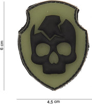 Embleem 3D PVC Ghost Skull