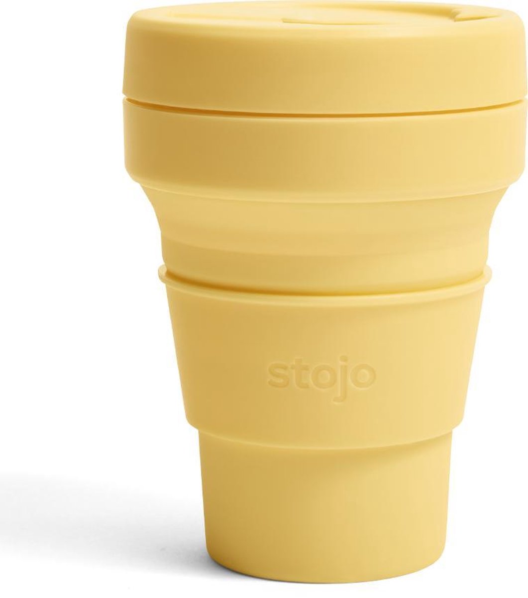 Opvouwbare koffiebeker - Stojo - 355ml/12oz - Mimosa - Reisbeker