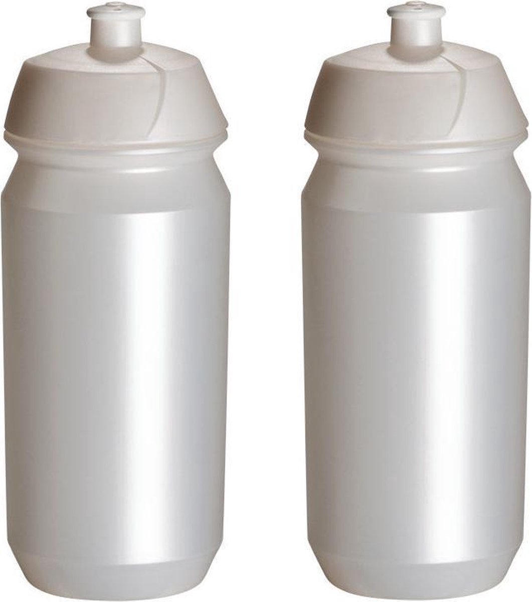 2 x Tacx Shiva Bidon - 500 ml - Parelmoer - Drinkbus