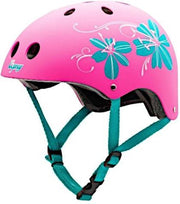 Osprey Skatehelm Flower Meisjes 48-54 Cm Abs Roze/blauw Maat Xs
