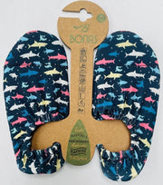 Bonas Antislip Zool Waterschoen | Zwemschoenen | Zwemslof | Gymschoen voor Kinderen Maat 18-20 Haai