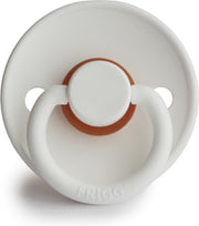 FRIGG Fopspeen maat 1 - 0-6 maanden - Bright White - Natuurrubber