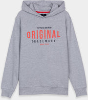 Tiffosi hoody grijs met rood blauwe tekst maat 116