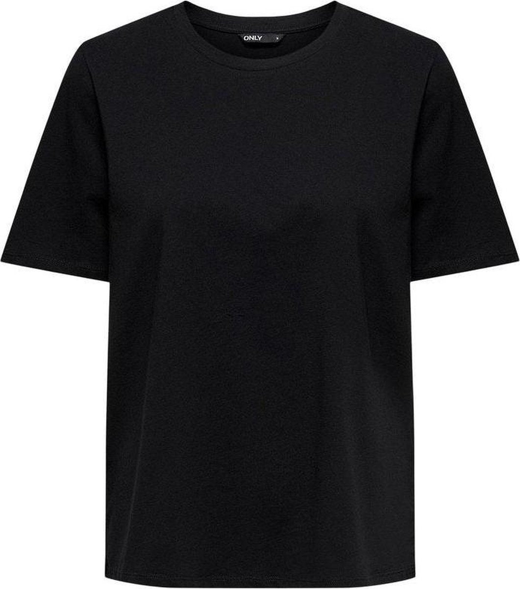 Onlonly Life S/s Top Jrs Noos 15172124 Black
