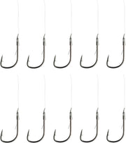 Dam Spezi Roach - Onderlijn - Haakmaat 18 - 0.10mm - 0.9kg - 2lbs - 60cm - 10 Stuks - Transparant