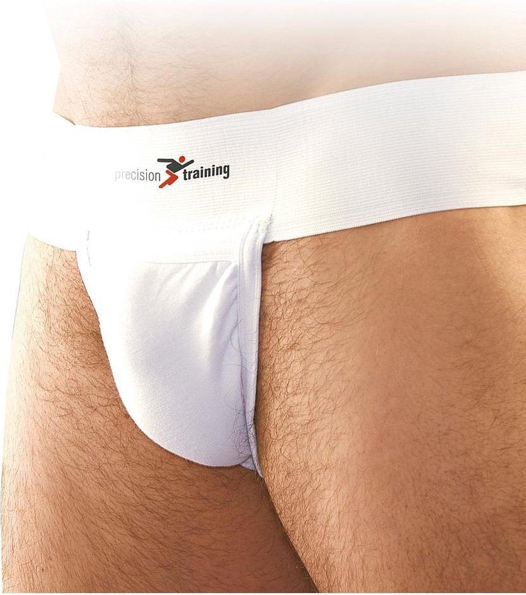 Precision Tokhouder Athletic Support Heren Wit Mt M