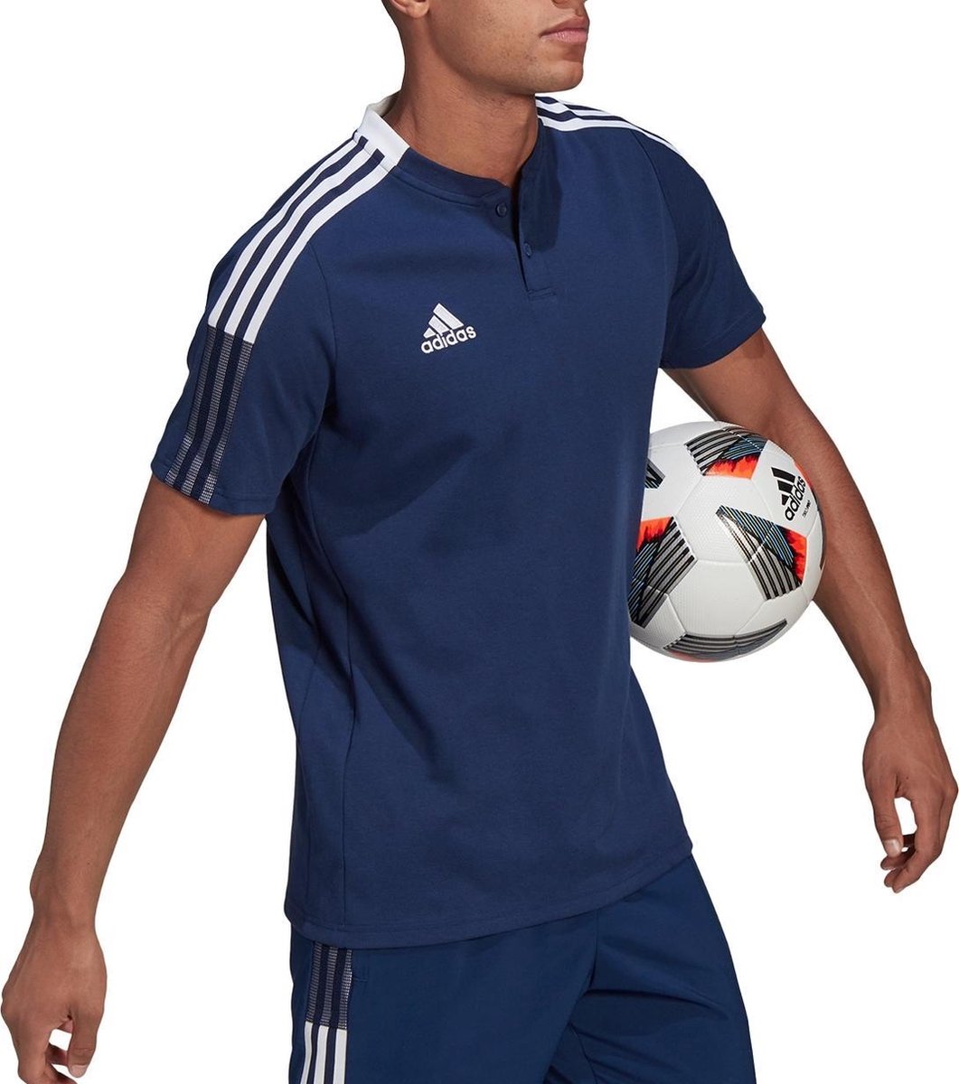 adidas - Tiro 21 Polo - Blauw - Heren - maat  S