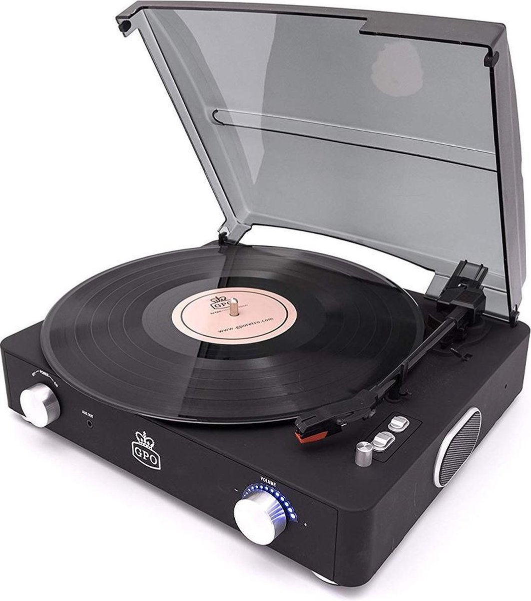 GPO SW508CBLA Platenspeler met ingebouwde speakers
