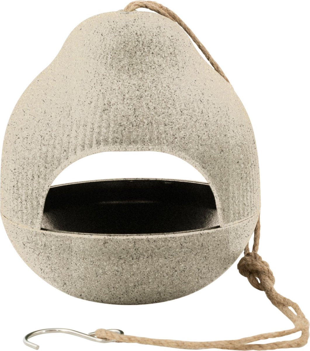 Point-Virgule - Voederhuisje voor tuinvogels - Hangend - Naturel - ø18cm H19cm