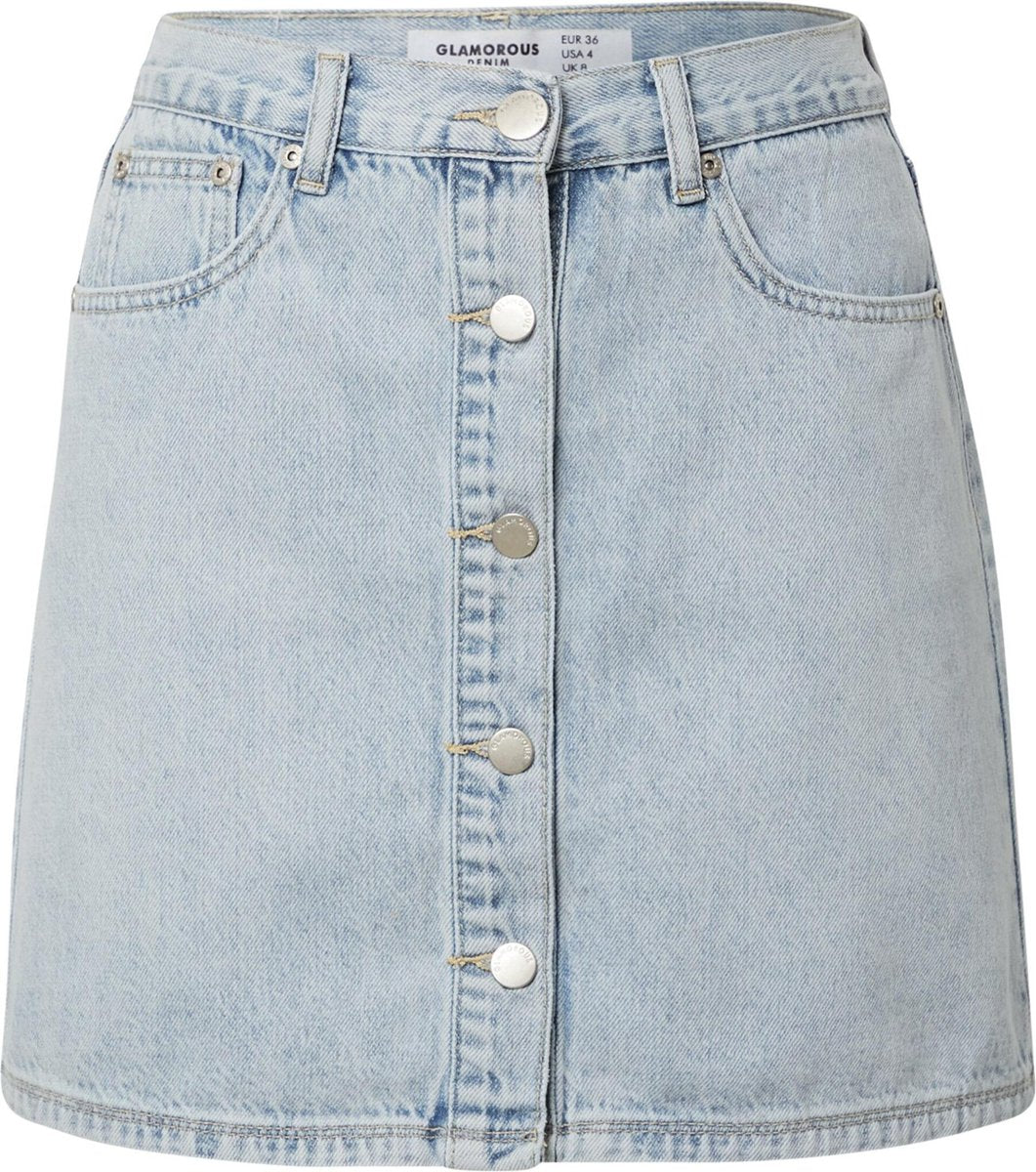 Glamorous rok Blauw Denim-10 (38)