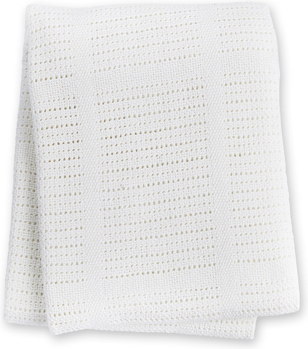 Lulujo Cellular Blanket - White