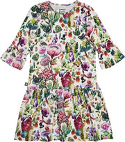 HEBE -  jurk - driekwart mouw - wonderland - Maat 98/104