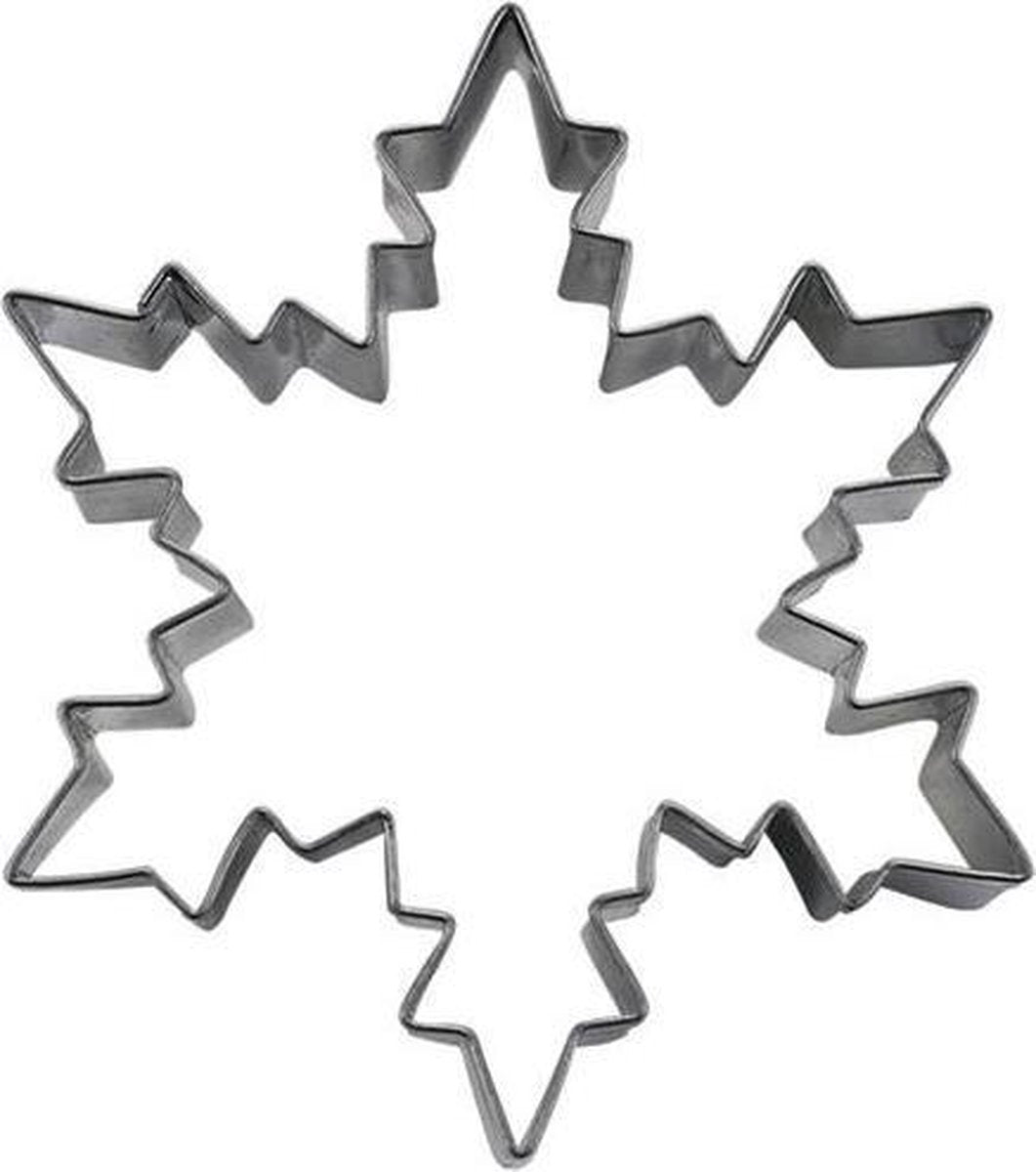 Uitsteker RVS - sneeuwvlok / ijskristal 9.5cm - St�dter