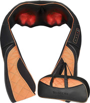 MassageKussen Shiatsu - Zinaps Neck Massager Shiatsu Massager voor schouderrug nek met warmte-functie Elektrische massagekussen met 3D-rotatie-massage
