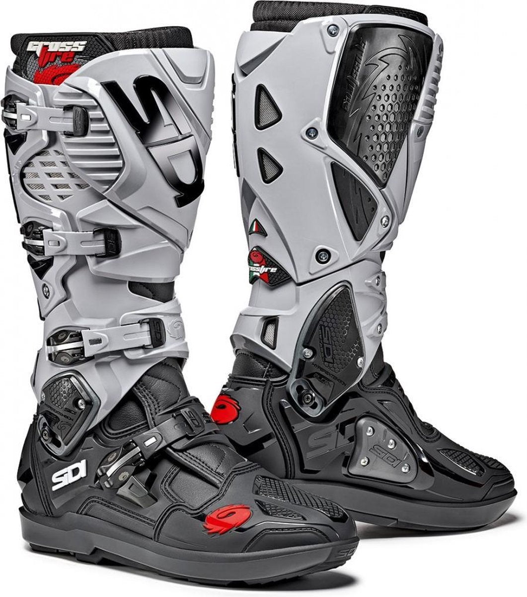 Sidi Crossfire 3 SRS Black Ash Motorcycle Boots 40