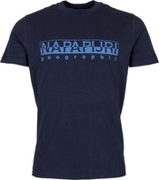 Napapijri Shirt - Maat XL  - Mannen - blauw