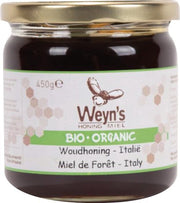 Biologische Woudhoning vloeibaar Italië  - 450g - Weyn's - Honing vloeibaar