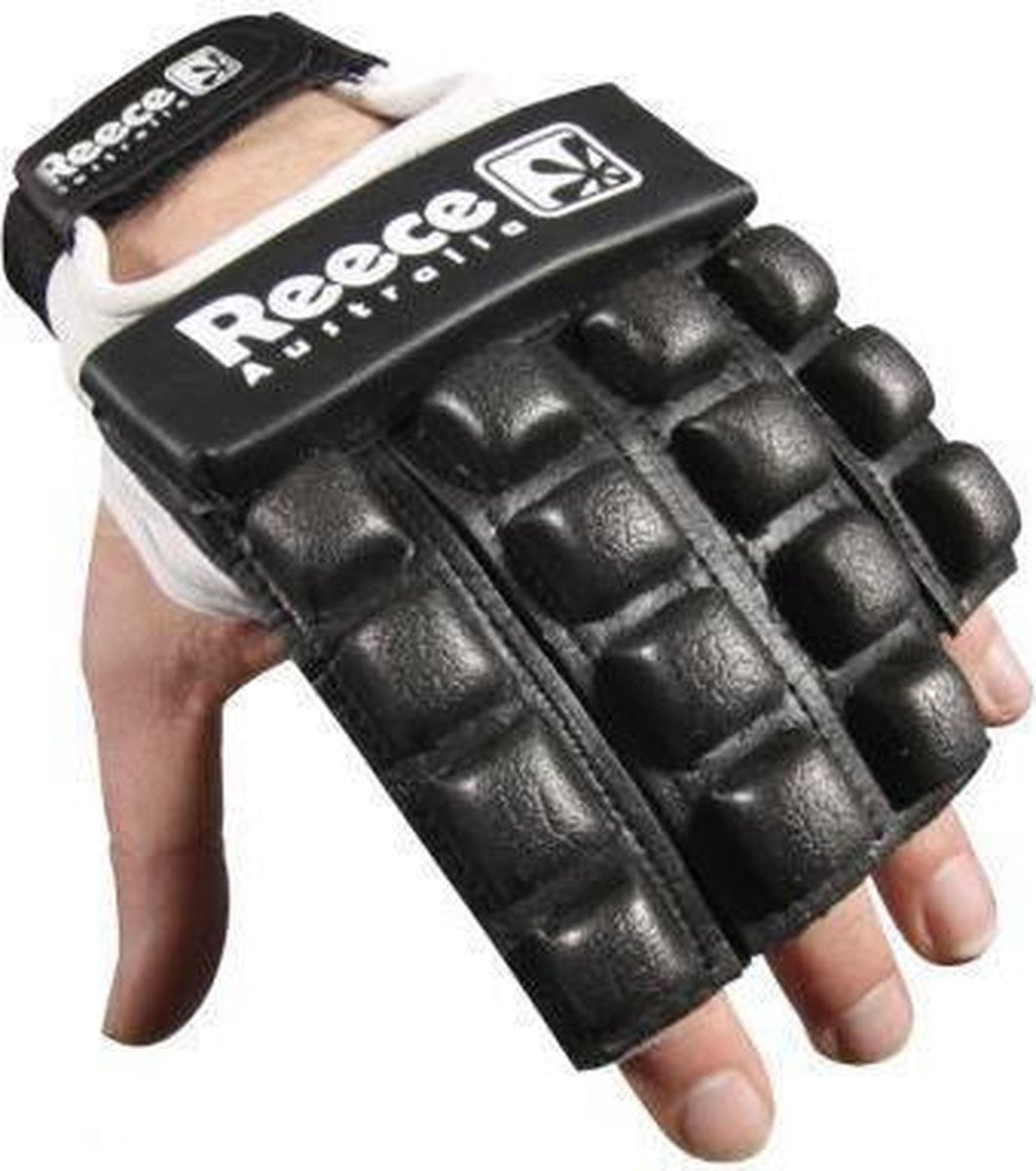 Reece Protection Glove Half Finger Sr. - Veldhockeyhandschoen - Links - Maat S - Zwart