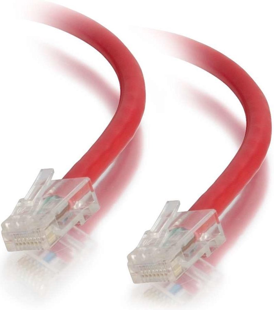 C2G 3m Cat5e Non-Booted Unshielded (UTP) netwerkpatchkabel - rood