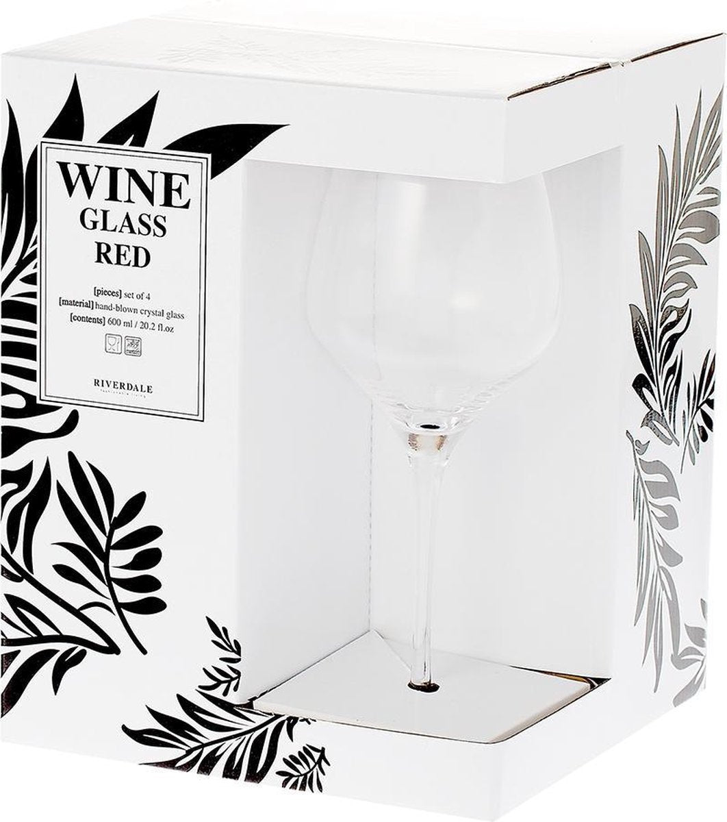 Riverdale Elegance - Rodewijnglas - 26cm - 4 stuks