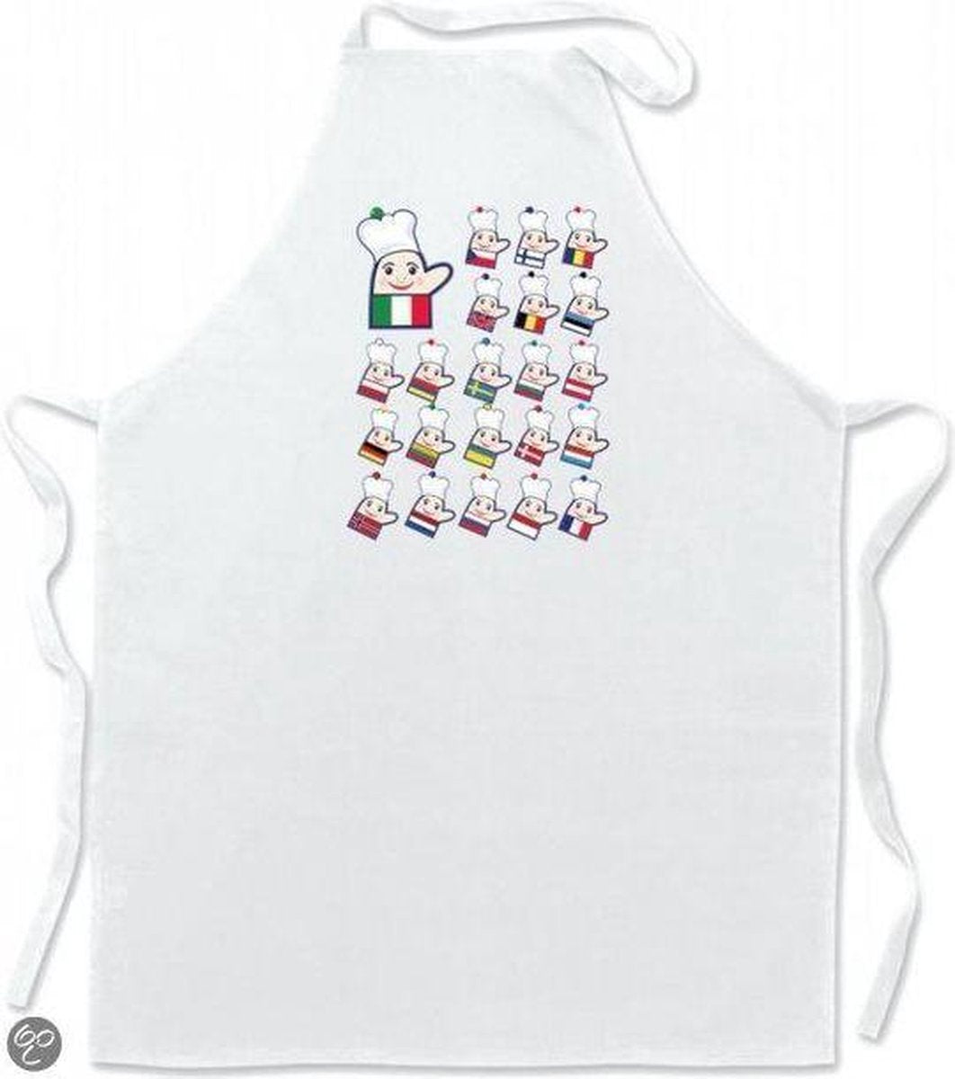 Mijncadeautje Schort Leuke keukenschort International Chef