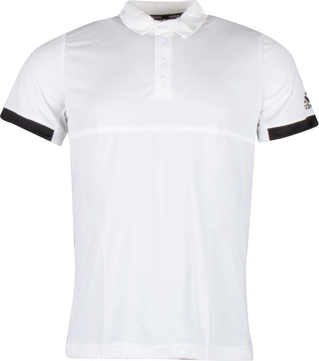 adidas T16 Climacool  Sportpolo - Maat S  - Mannen - wit/zwart