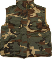 Fostex bodywarmer woodland camo