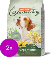 Fokker Country Groentemix Hondenvoer - 2 St à 6 kg